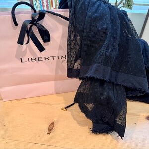St. Barths Libertine Boutique Black Halter Neck Dress Size Large